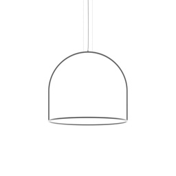 U-Light Suspension Lamp (Anthracite grey, Ø90cm)