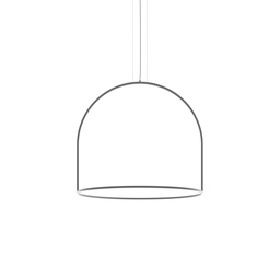 U-Light Suspension Lamp (Anthracite grey, Ø90cm)