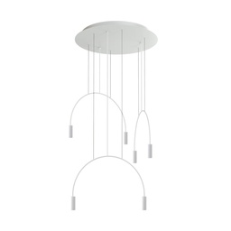 Volta R70S.3D Suspension Lamp (White, 2700K - warm white, White)