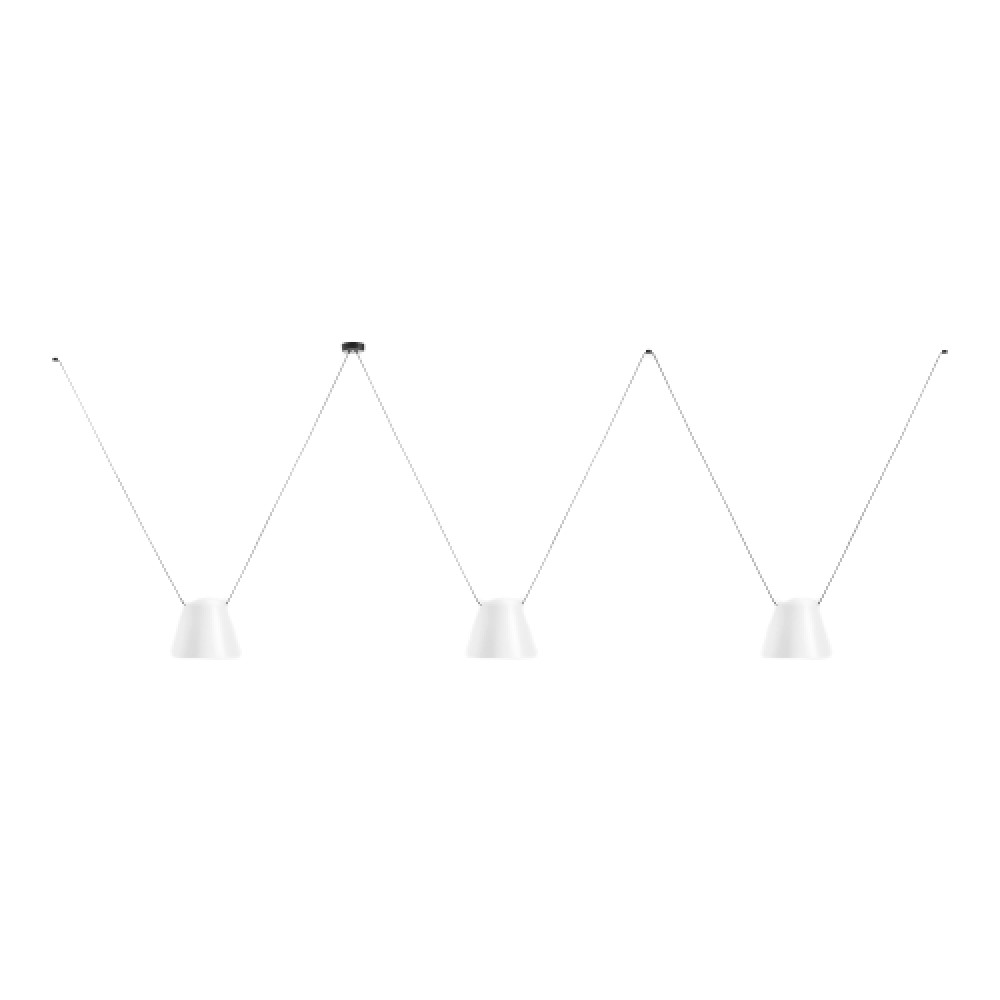 Leds C4 Attic 3 Conic Shape Suspension Lamp | lightingonline.eu
