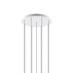 Canopy 9 Lights Round (White)