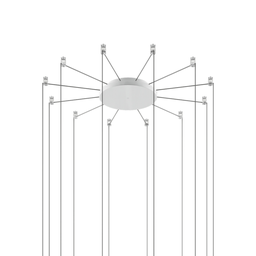 Radial Canopy 5–12 Lights (White)