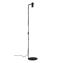 Nude Curved Floor Lamp (Black)