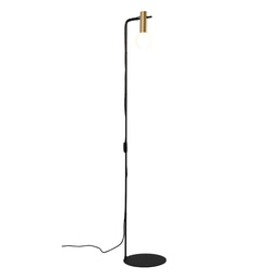 Nude Curved Floor Lamp (Gold)