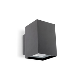 Afrodita Power LED Double Emission Outdoor Wall Light (Dark Grey, 3000K - warm white)