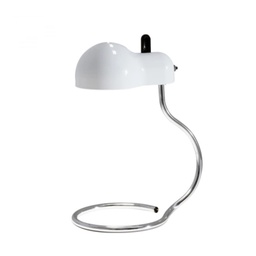 Minitopo Table Lamp (Chrome - White)