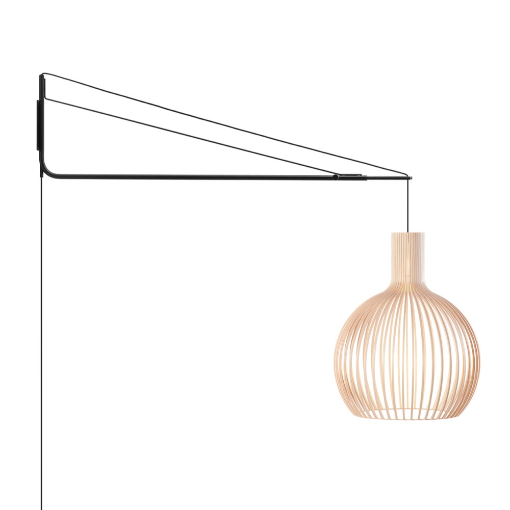 Secto Design Varsi black Suspension Arm | lightingonline.eu