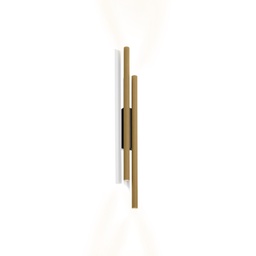 Trace Slim 2.0 Wall Light (Champagne - Black, 2700K - warm white)