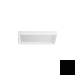 Tara Dimmable Wall and Ceiling Light (Black, 54cm X 29cm, 2700K - warm white)