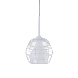 Cage Small Suspension Lamp (White, white)