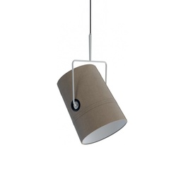 Fork Small Suspension Lamp (Olive Grey, Ivory)