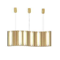 Gamma Suspension Lamp (Satin Brass)