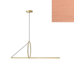 Cercle &amp; trait Suspension Lamp (Satin Copper, XS)