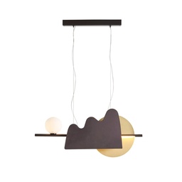Nacho Suspension Lamp (Satin Graphite)