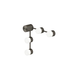 Backstage Wall Light (Satin Graphite, 28cm)