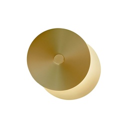 Eclipse Wall Light (Satin Brass, 34cm)