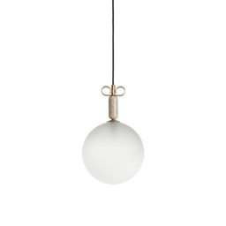 Bon Ton Marble Suspension Lamp (White)