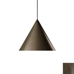Cone Suspension Lamp (Antique Iron, Ø25cm)
