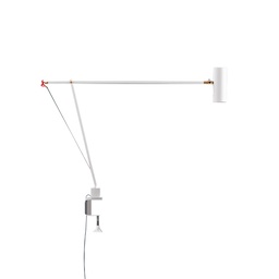 Ettorino Clamp Table Lamp (White)