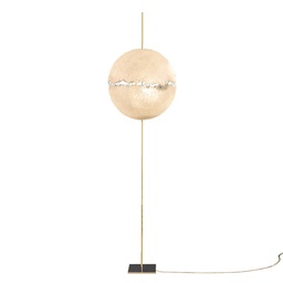 PostKrisi F 64 Floor Lamp (Natural, Gold)