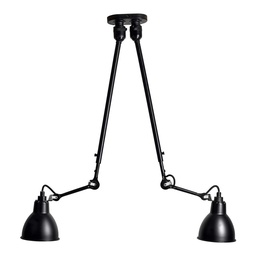 Les Doubles De Gras N°302 Double Ceiling Light (Black)