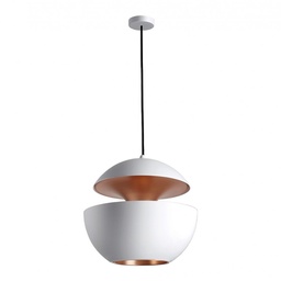 Here Comes the Sun 450 Suspension Lamp (White - Copper)