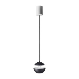 Here Comes the Sun Mini Suspension Lamp (Black - White)