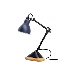 Lampe Gras N°207 Table Lamp (Blue, Round)