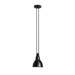 Les Acrobates de Gras N°322 Suspension Lamp (Black, Round)