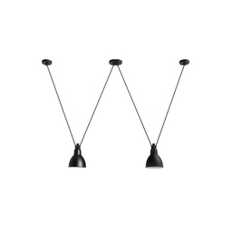 Les Acrobates de Gras N°324 Suspension Lamp (Black, Round)