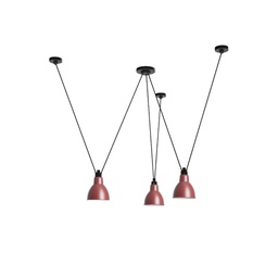Les Acrobates de Gras N°325 Suspension Lamp (Red, Round)
