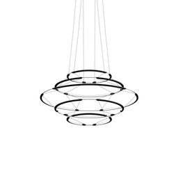 Drop Suspension Lamp (Black, Ø70cm)
