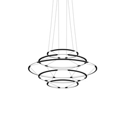 Drop Suspension Lamp (Black, Ø70cm)