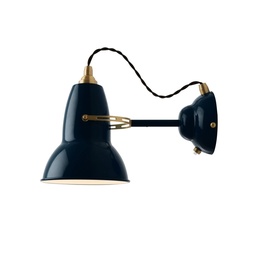 Original 1227 Brass Wall Light (Navy Blue)