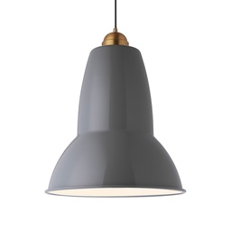 Original 1227 Giant Brass Suspension Lamp (Dark Grey)