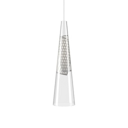 Cono di Luce Suspension Lamp (Grey, 45cm)