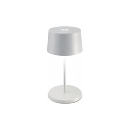 Olivia Mini Portable Table Lamp (White)