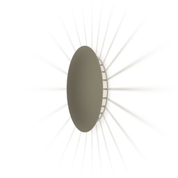 Meridiano 4720 Outdoor Wall Light (Khaki (RAL 7006), 2700K - warm white)