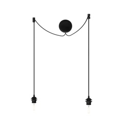 Cannonball black cluster 2 Ø 12cm L 2,5 m