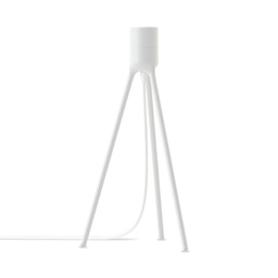 Tripod table matt white H 36 cm