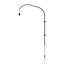 Willow wall hanger single black H 123 cm