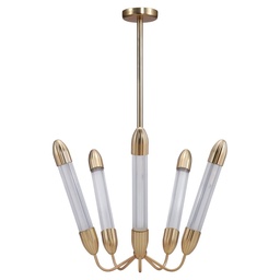 Lemon Squeeze Suspension Lamp (Brass, Short)
