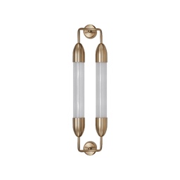 Lemon Squeeze Double Wall Light (Brass, Short)