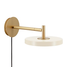 Asteria Short Wall Light (Pearl white, Not Hardwired)