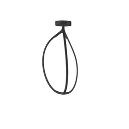 Arrival 70 Ceiling Light (Black)