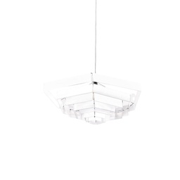 Lampada Esagonale Suspension Lamp (White, 52cm)