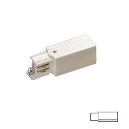 3-PHASE TRACK CONNECTOR - WHITE RIGHT