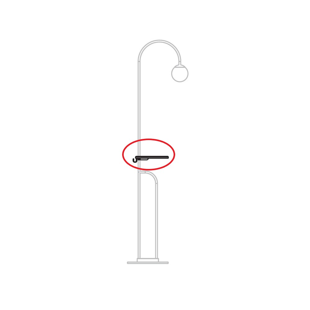 Linea Light Decorative Table and handbag hook | lightingonline.eu