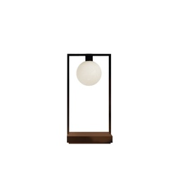 Curiosity With Sphere Portable Table Lamp