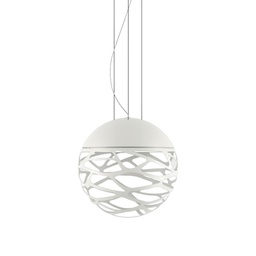 Kelly Sphere Suspension Lamp (White, Ø40cm)